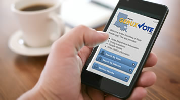 Get the GeauxVote Mobile App